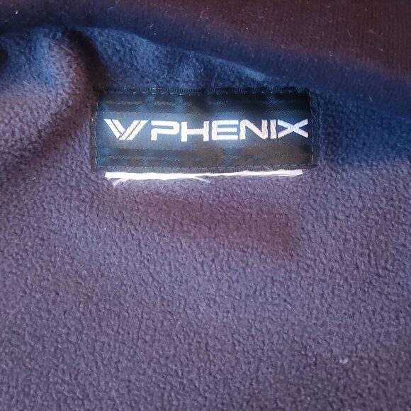 Phenix Mock Neck Midweight Sleeveless Zipper Pockets Ski Vest, Medium, Black - Picture 7 of 9